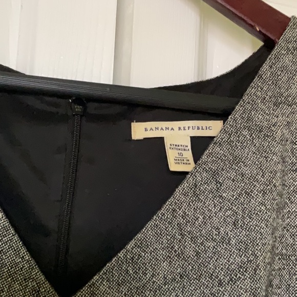 BANANA REPUBLIC | Tweed Wool Blend Sheath Dress Sz US 10 - Picture 5 of 7